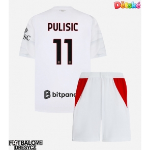 AC Milan Christian Pulisic #11 Dětské Venkovní dres komplet 2026-27 Krátký Rukáv (+ trenýrky)